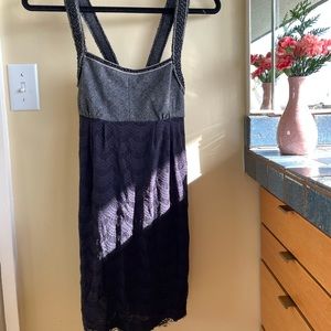 Free People Jewel and Lace Mini Dress